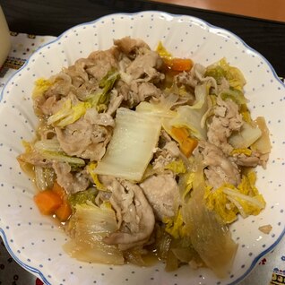 豚肉と白菜のうま煮